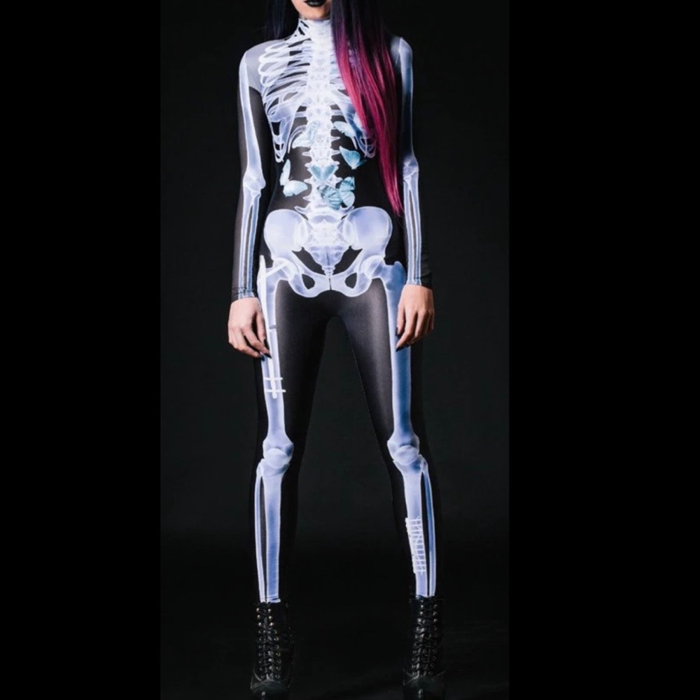 Skeleton Costume Full Body